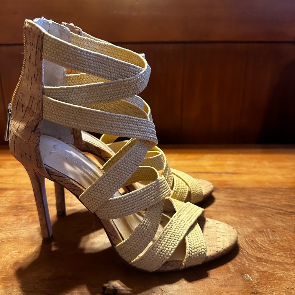 Jessica Simpson strappy heels